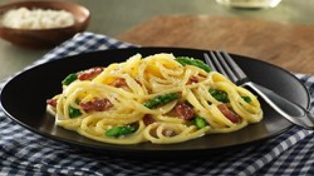 Bezlepkové špagety Carbonara